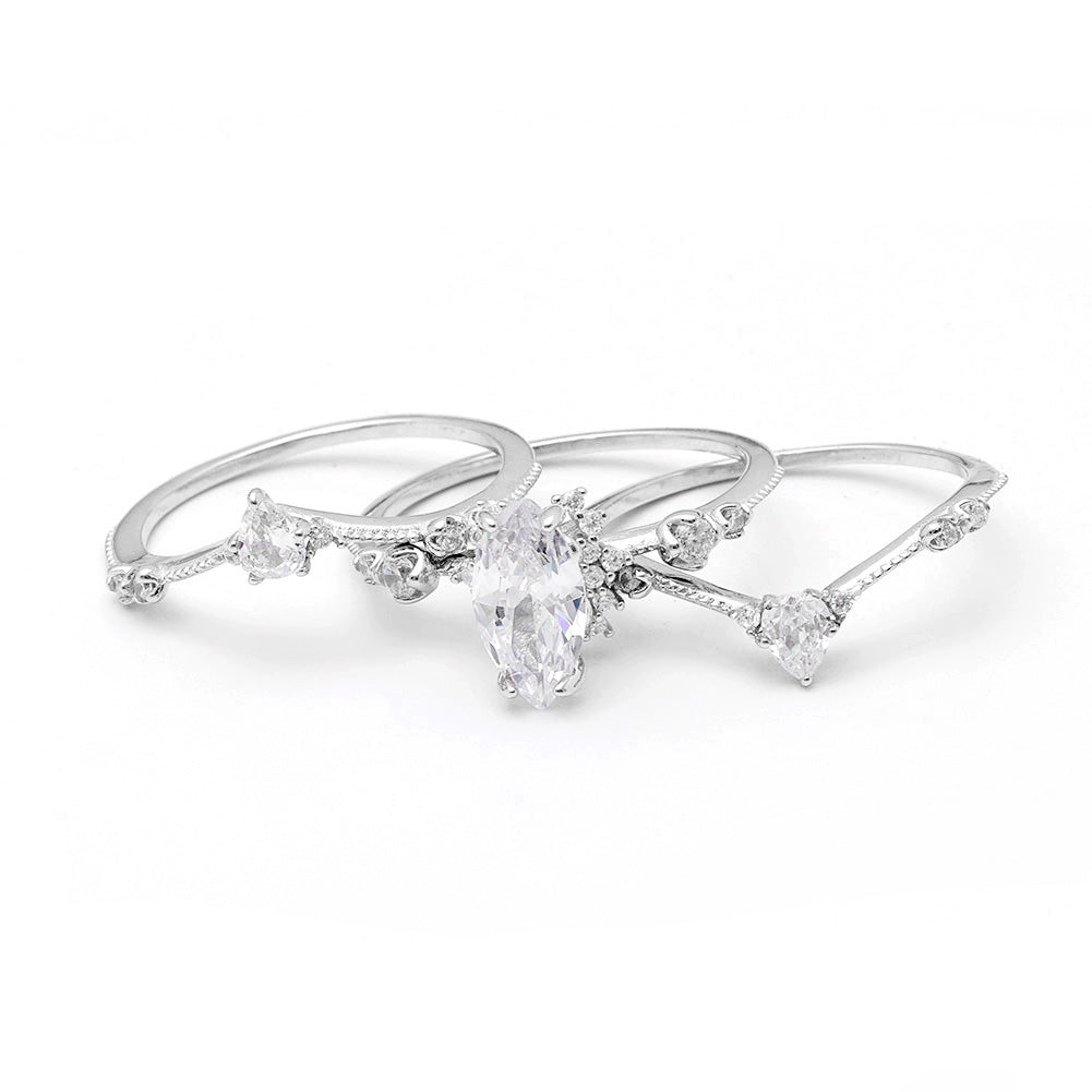 ChristabellaMarquiseBridalRingSetSterlingSilverWomenGingerLyneCollection_Silver-3