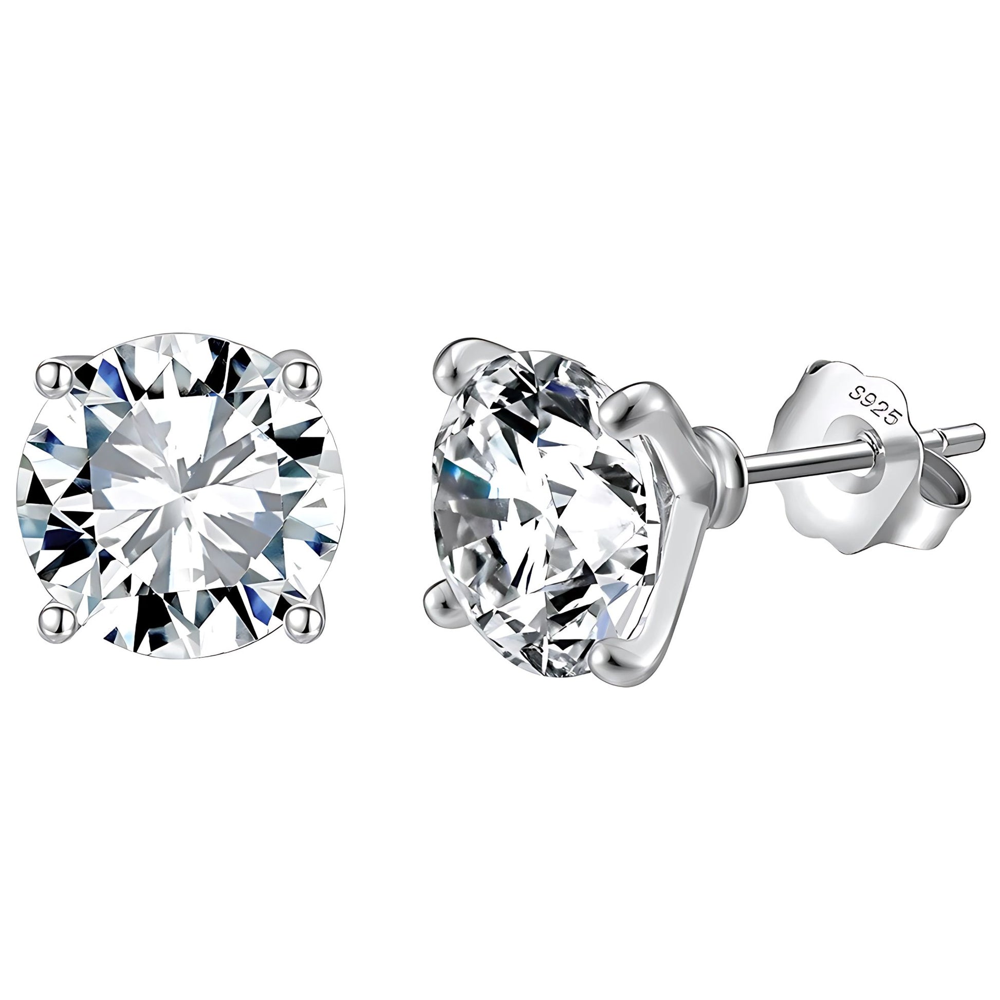 SolitaireStudEarringsforWomen8CtwSterlingSilverStudsforherGingerLyneCollection_Silver-1