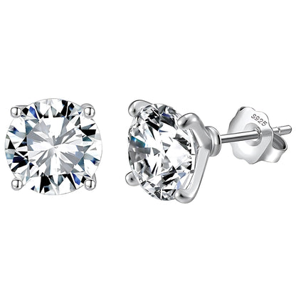 SolitaireStudEarringsforWomen8CtwSterlingSilverStudsforherGingerLyneCollection_Silver-1