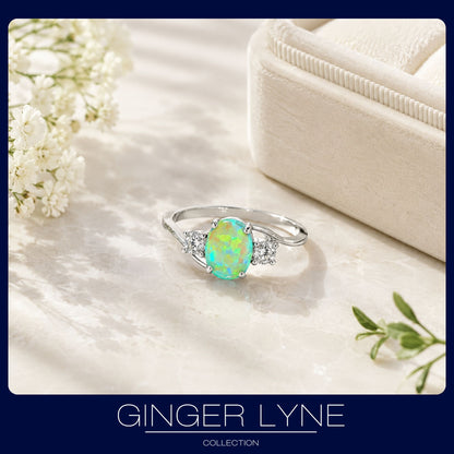 AddyPurpleOpalRingSterlingSilverWomenEngagementGingerLyneCollection_Green-2
