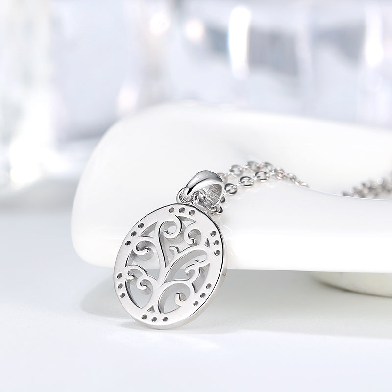 FamilyTreeLifePendantNecklaceforWomenSterlingSilverCzGingerLyneCollection_Silver-3