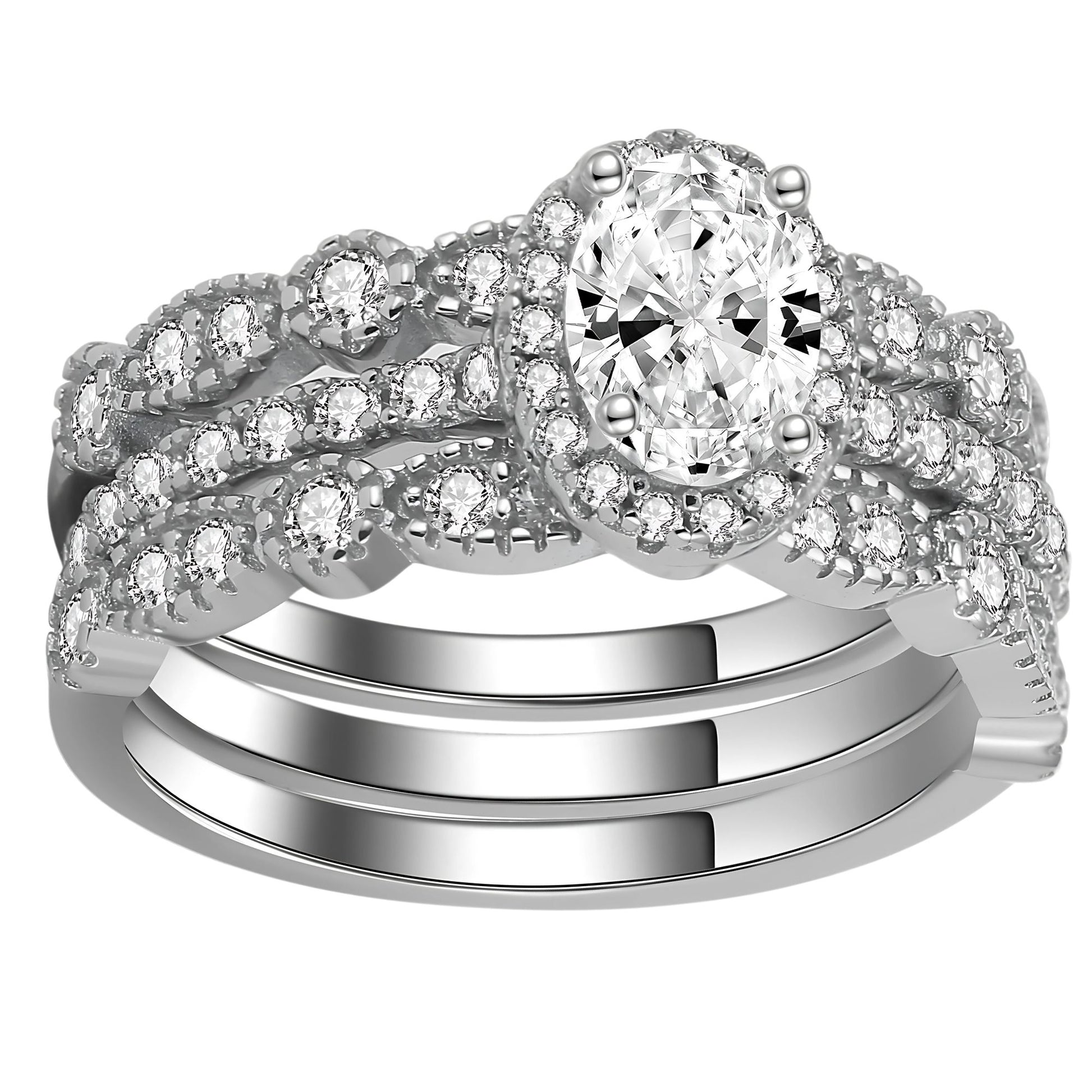 PorshaWeddingRingSetforWomenEngagementRingTwoMatchingBandsSterlingSilverbyGingerLyne_Silver-1