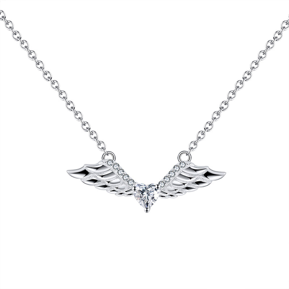 WingsPendantNecklaceforWomenHeartCutCZSterlingSilverGingerLyneCollection_Silver-1