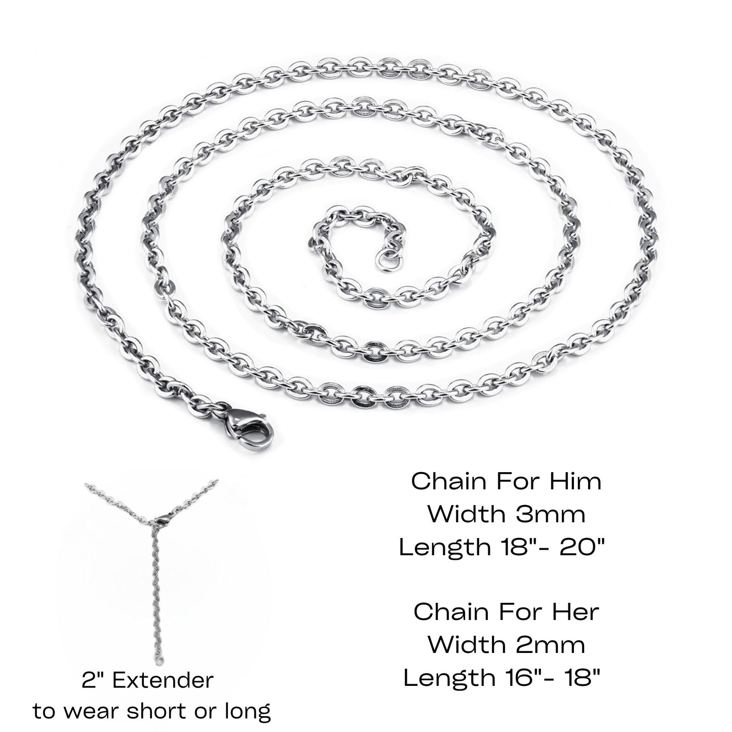 InterlockingHeartNecklaceSetforCouplesLoveDevotionStainlessSteelGingerLyneCollection_Silver-5