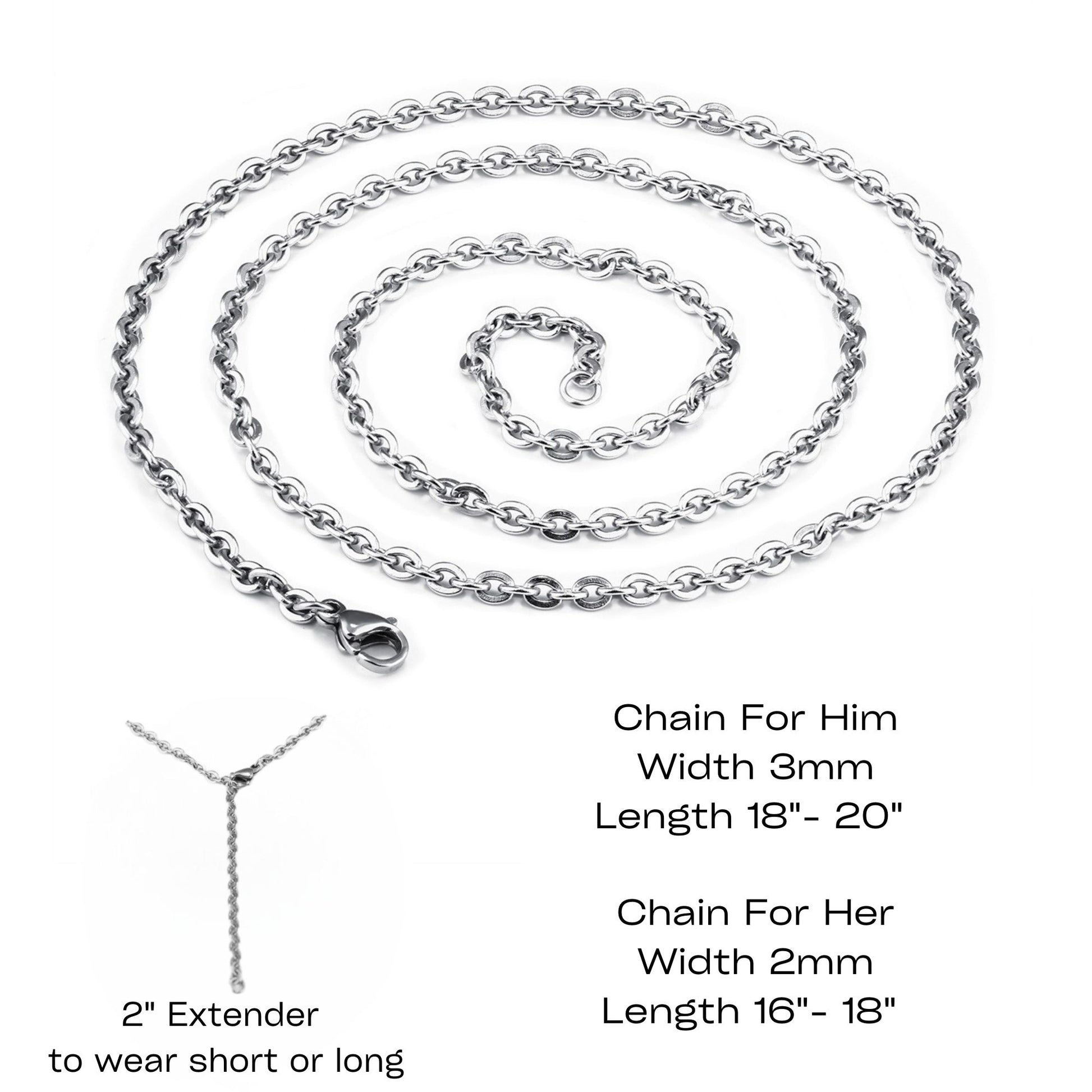 InterlockingHeartNecklaceSetforCouplesLoveDevotionStainlessSteelGingerLyneCollection_Silver-5