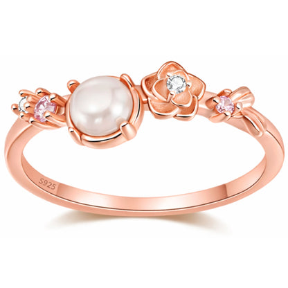 IslaSimulatedPearlRingforWomenSterlingSilver14KGoldPlatedGingerLyneCollection_Gold-3