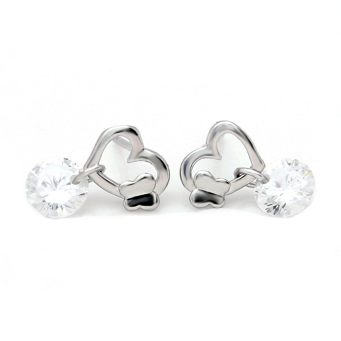 ButterflywithDrillDangleCZEarringsforWomenGingerLyneCollection_Silver-5
