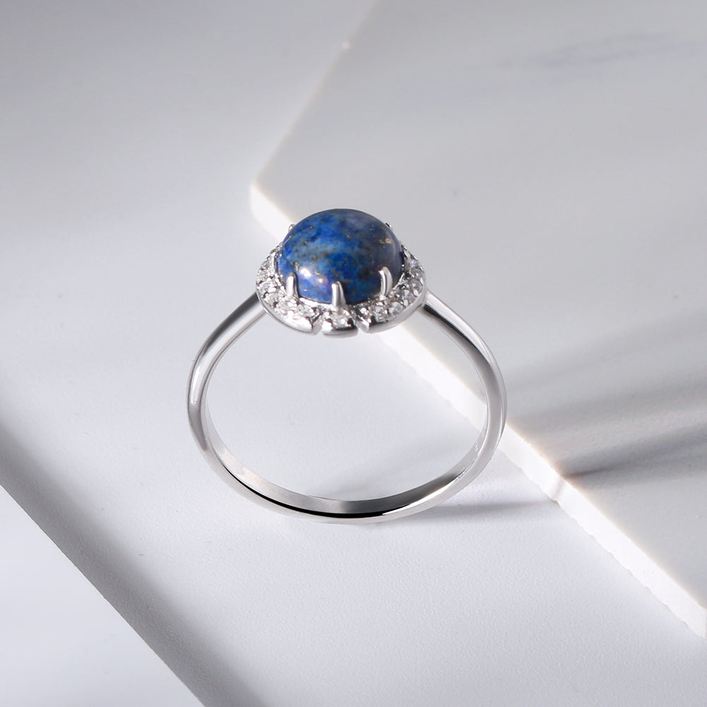 GemstoneStatementRingforWomenSterlingSilverCzGingerLyneCollection_Blue-2