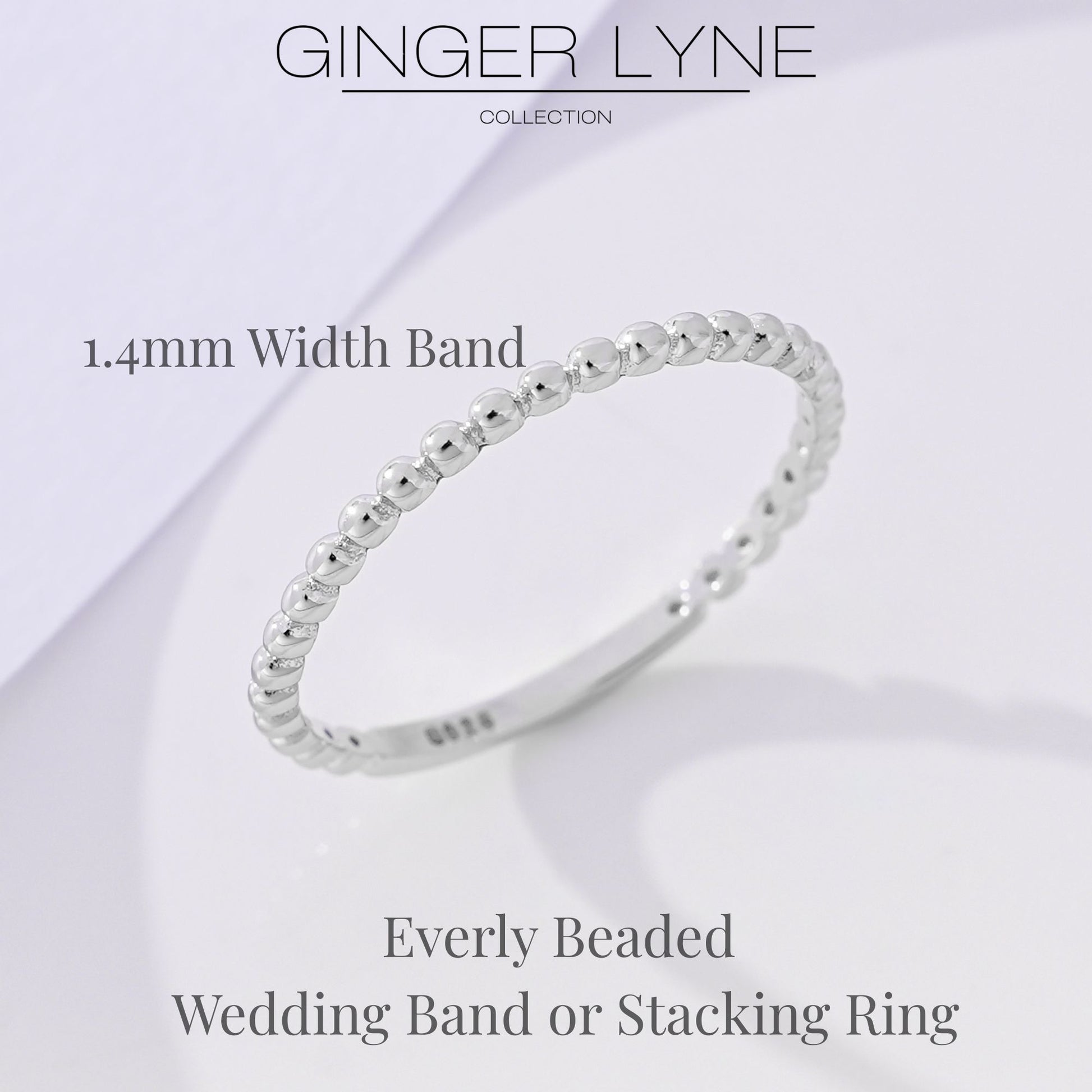 EverlyBeadedWeddingBandforWomenSterlingSilverEternityStackingRingbyGingerLyne_Silver-3