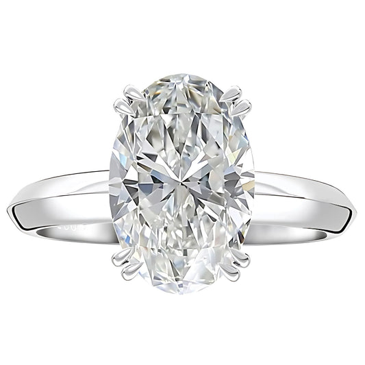 Solitaire3CtOvalCutEngagementRingforWomenSterlingSilver8ACZGingerLyneCollection_GoldTone-1