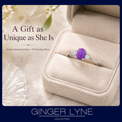 AddyPurpleOpalRingSterlingSilverWomenEngagementGingerLyneCollection_Purple-5