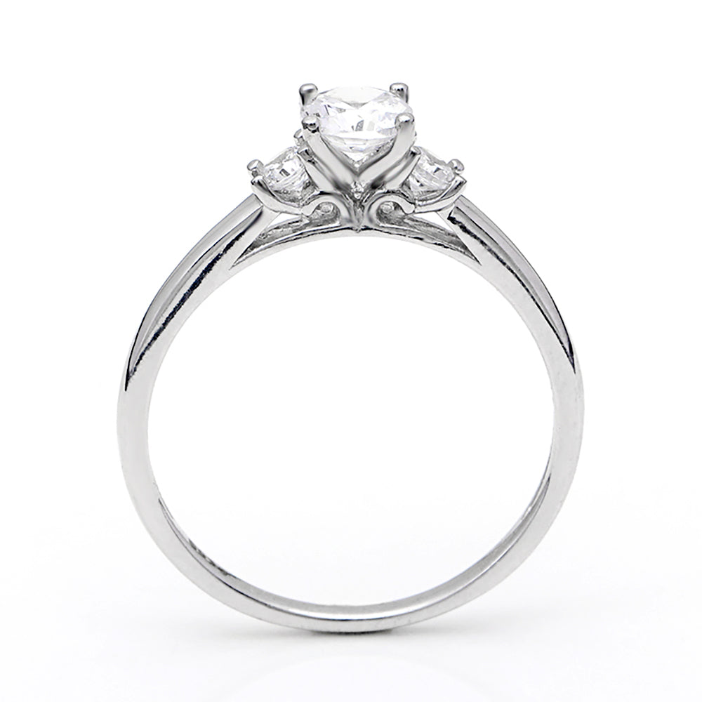 NinaEngagementRingWomensSterlingSilver3StoneCzGingerLyneCollection_-5