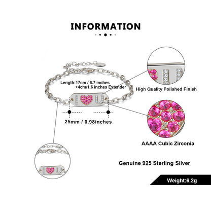 ILoveYouBraceletforWomenPinkCZHeartSterlingSilverWomensGingerLyneCollection_Pink-6