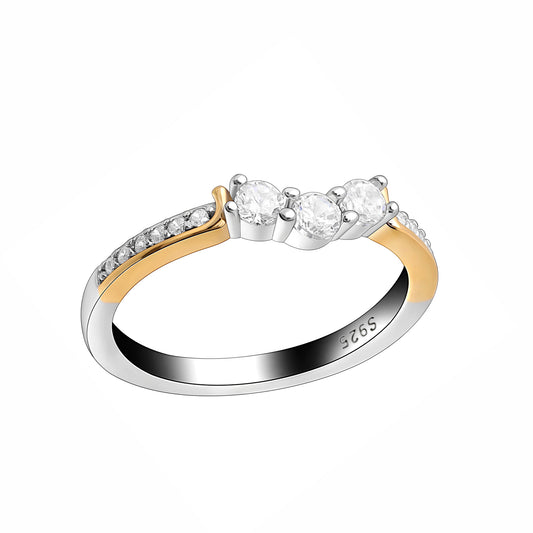 PadenAnniversaryBandRingRoseSterlingSilverWomensGingerLyneCollection_Silver-1