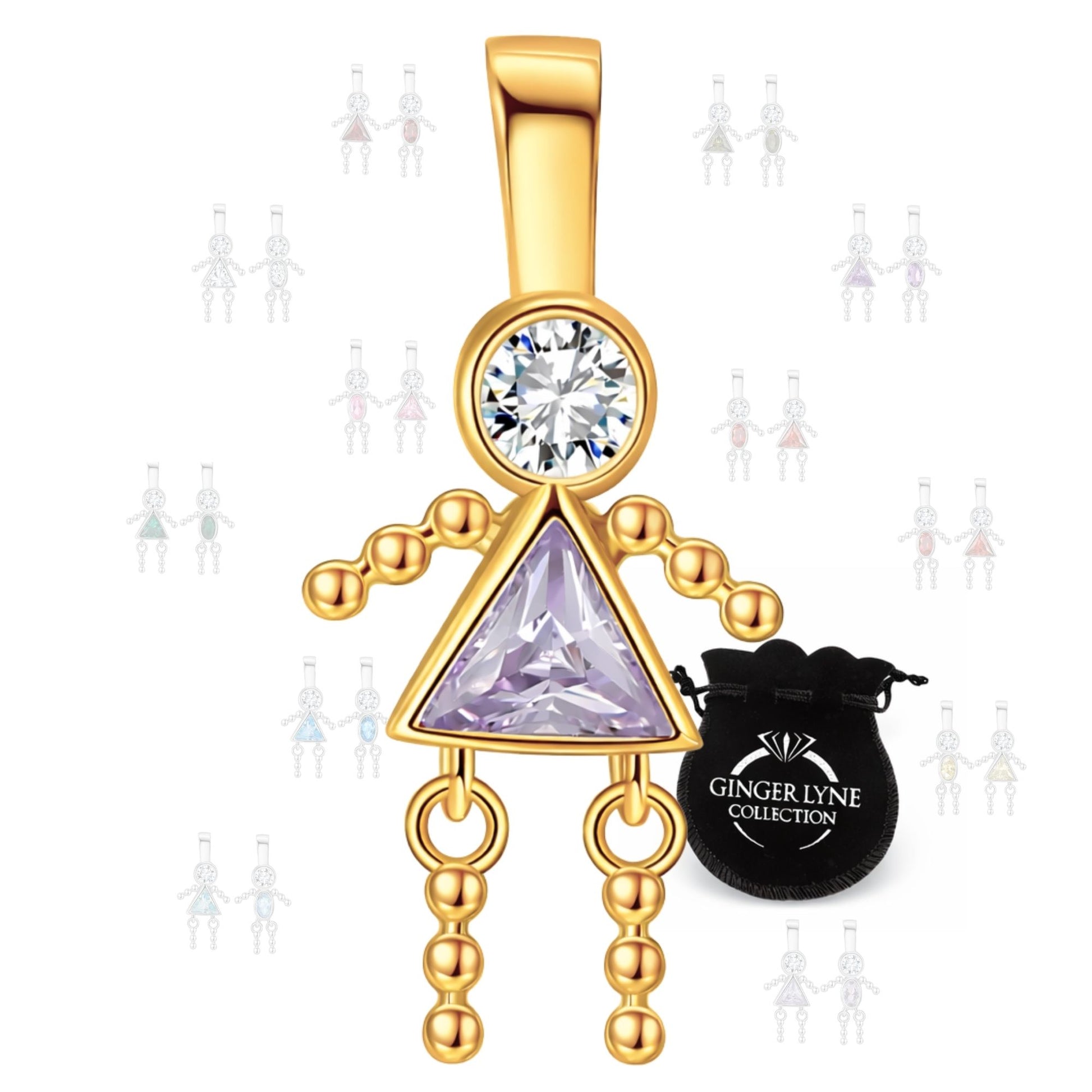 BirthstoneFamilyPendantforMombyGingerLyneStainlessSteelCubicZirconiaCharmsForGrandmaNecklace_Female-June-Gold-1