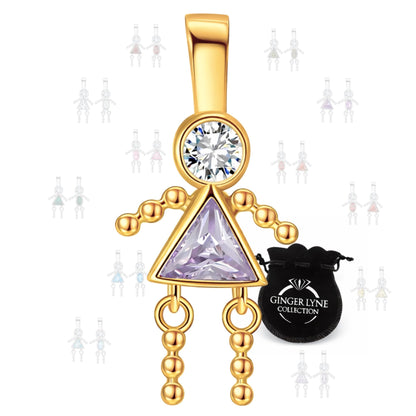 BirthstoneFamilyPendantforMombyGingerLyneStainlessSteelCubicZirconiaCharmsForGrandmaNecklace_Female-June-Gold-1