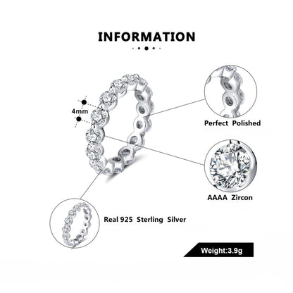 EternityWeddingBandRingforWomenCubicZirconiaSterlingSilverGingerLyneCollection_Clear-5
