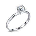 Load image into Gallery viewer, Amore Engagement Ring Women 1 Ct Moissanite 14K Gold Solitaire Ginger Lyne Collection - 1 CT,10
