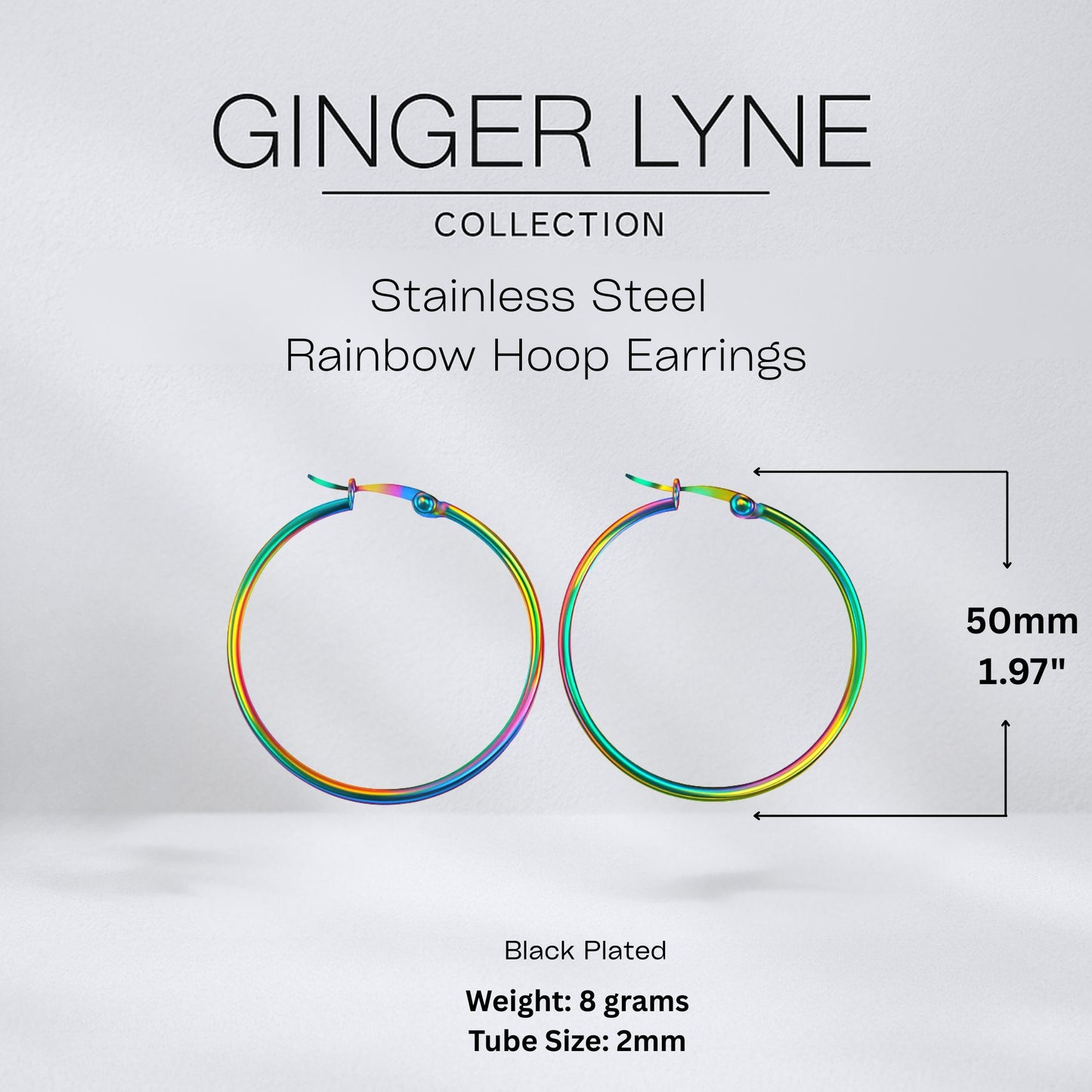GingerLyneRainbowHoopEarringsforWomenThinLarge50mmStainlessSteel_Rainbow-50-4