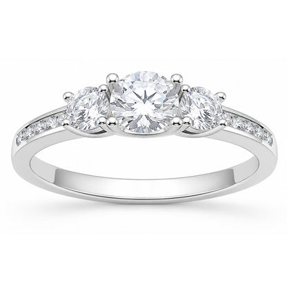 AnastasiaEngagementRingSterlingSilver3StoneWeddingGingerLyneCollection_Silver-1