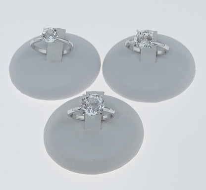 AmoreEngagementRingWomen1,2or3CtTopazSterlingGingerLyneCollection_WGold1Carat-2
