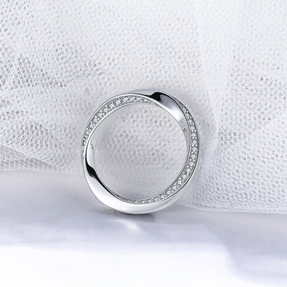 TwistEternityWeddingBandRingforWomenSterlingSilverCZGingerLyneCollection_Silver-3