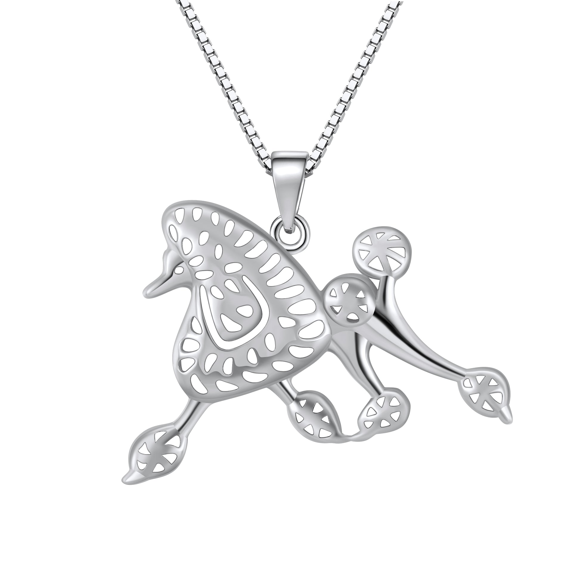 FrenchPoodleDogPendantNecklaceSterlingSilverWomenGingerLyneCollection_silver-1
