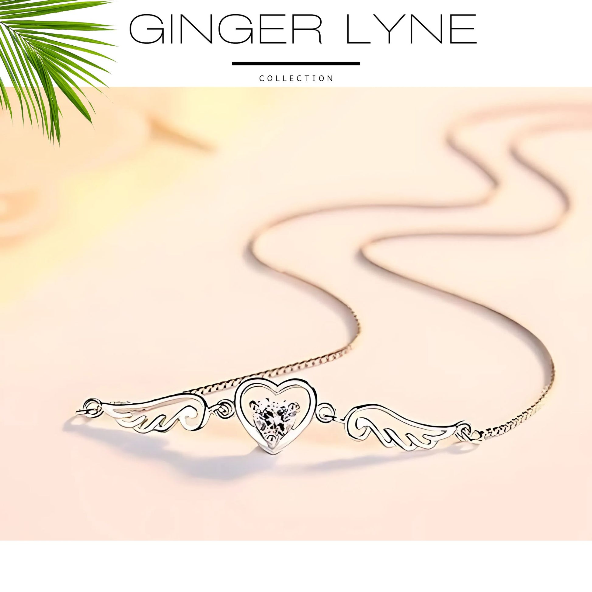 HeartWingsCubicZirconiaPendantChainNecklaceWomensGingerLyneCollection_Clear-3