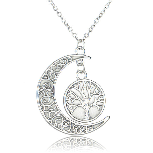 GlowinDarkMoonTreeofLifePendantChainNecklaceWomenGingerLyneCollection_Blue-1