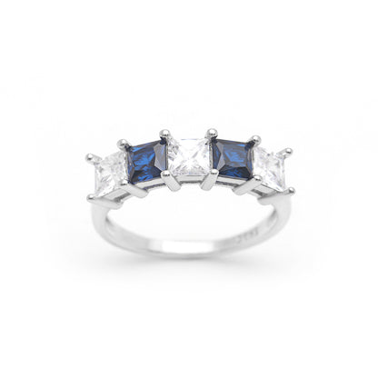 KatieAnniversaryBandRingSterlingSilverBlueCZWomensGingerLyneCollection_Blue-3