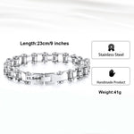 Load image into Gallery viewer, Bike Chain Bracelet Biker Goth Mens Womens Stainless Steel Ginger Lyne Collection
