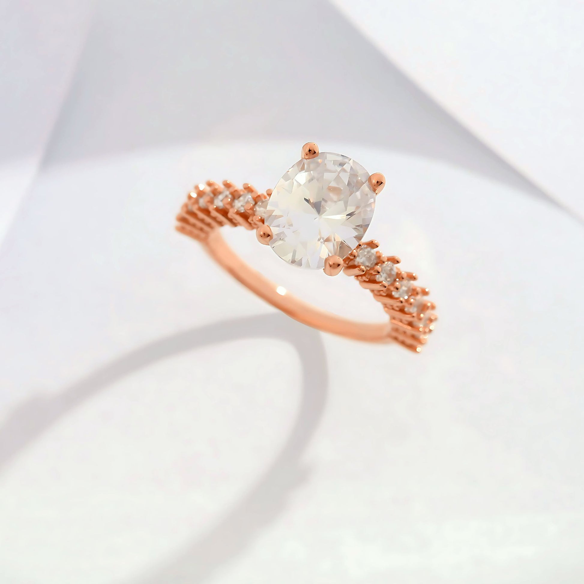OvalEngagementRingforWomen2.54CtCubicZirconiaSterlingSilverBellariabyGingerLyne_Gold-6