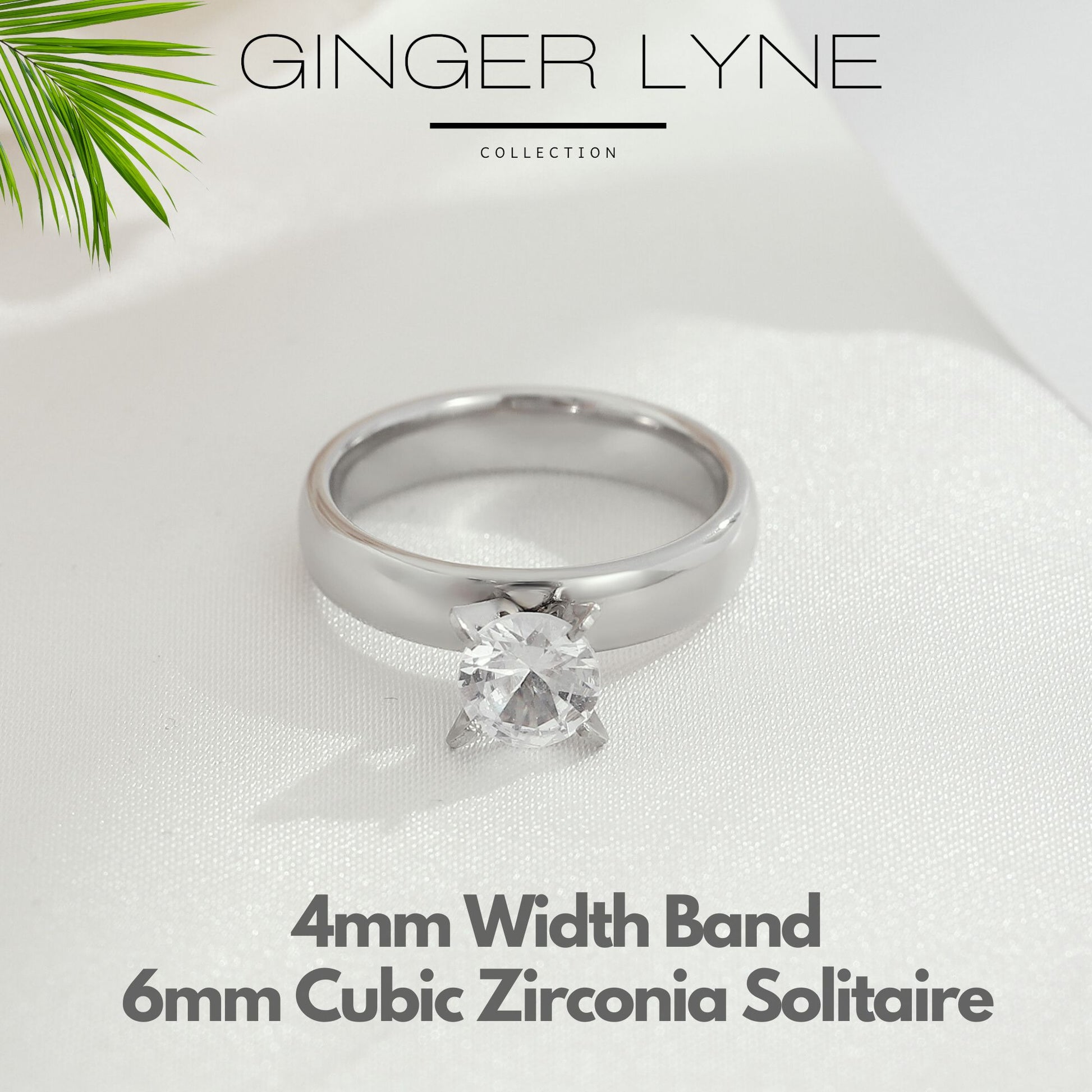 4mmGoldStainlessSteelWomenEngagementRingGingerLyneCollection_Silver-3