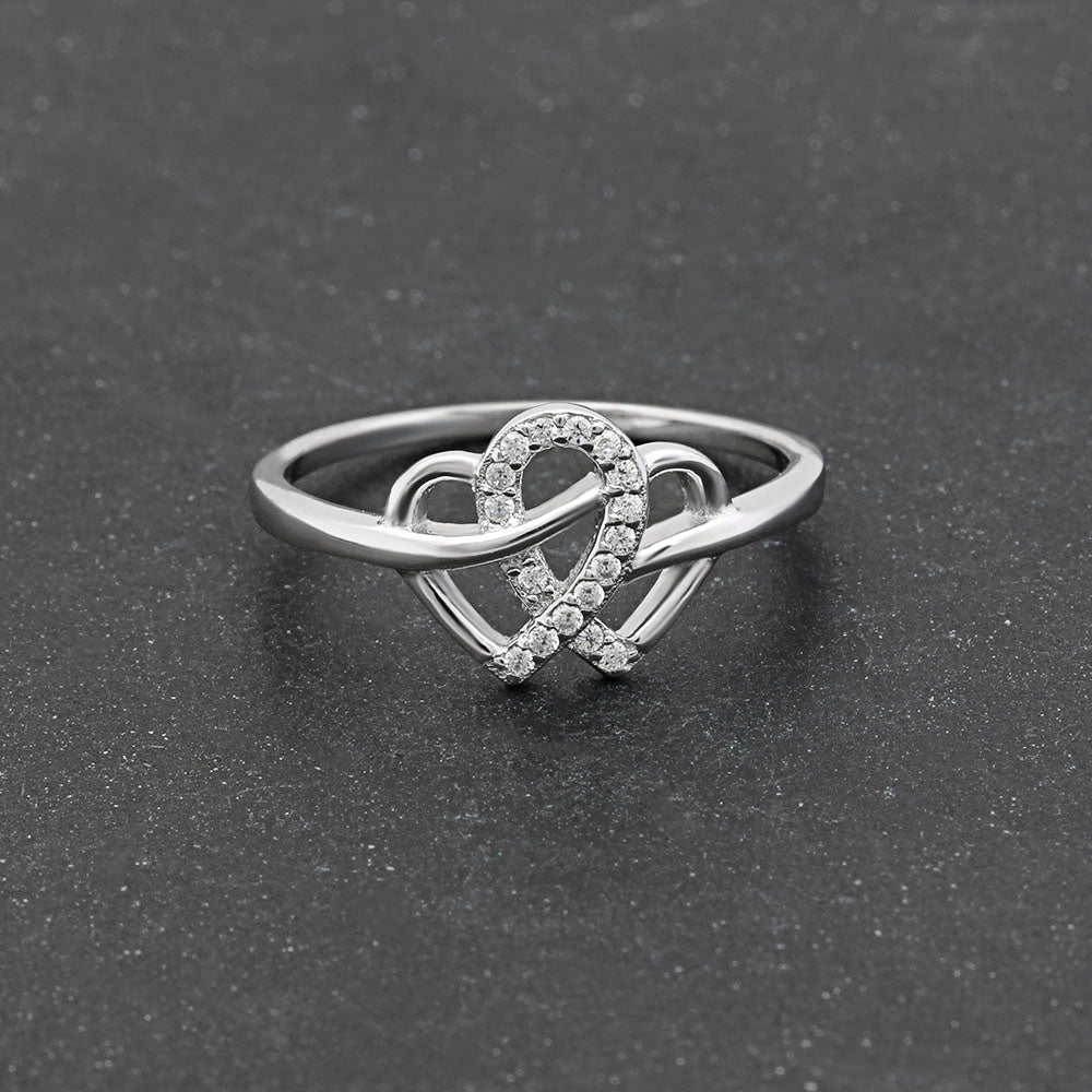 InfinityHeartPromiseRingforWomenSilverCubicZirconiaGingerLyneCollection_Silver-6