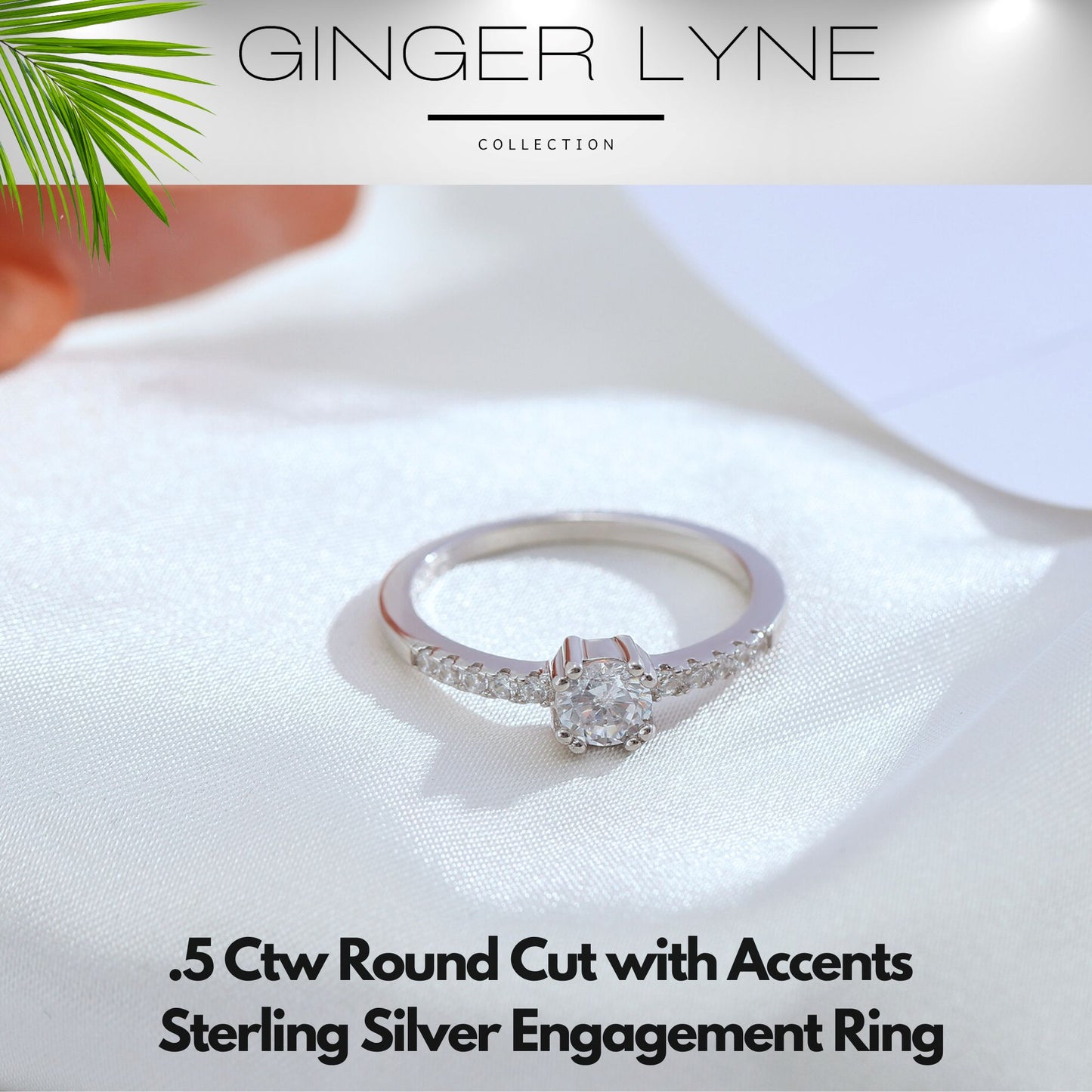 RoundEngagementRingforWomenbyGingerLyne.5CtSimulatedDiamondSterlingSilverWeddingRings_Silver-8