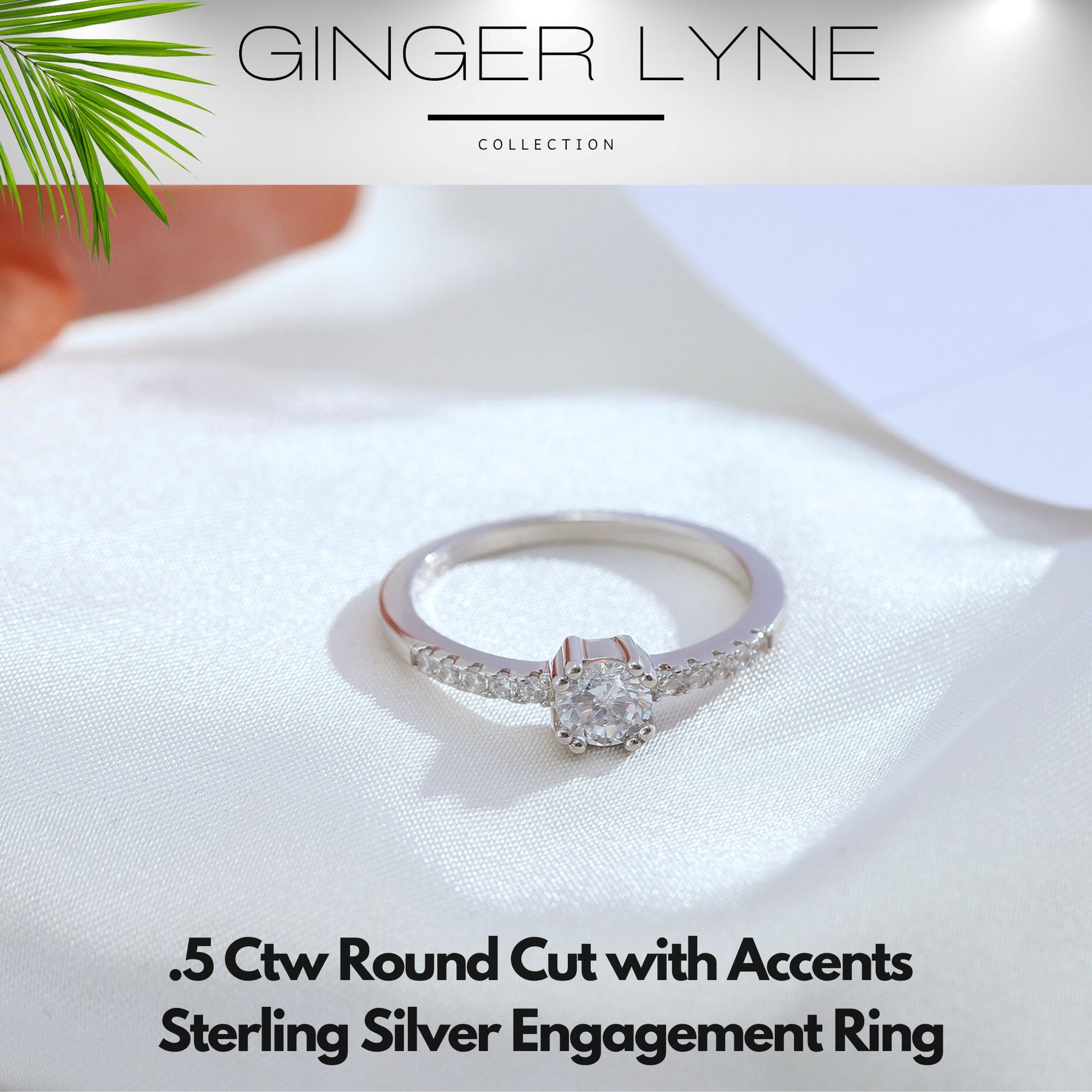 RoundEngagementRingforWomenbyGingerLyne.5CtSimulatedDiamondSterlingSilverWeddingRings_Silver-8