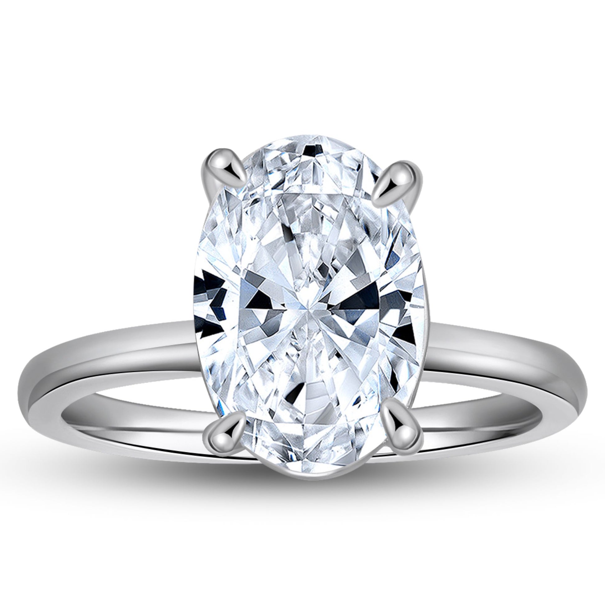 Solitaire3CtOvalEngagementRingforWomenSterlingSilverCZGingerLyneCollection_WGold-1