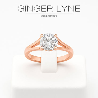 ArielEngagementRingCubicZirconiaWomenSterlingSilverGingerLyneCollection_RoseGold-2