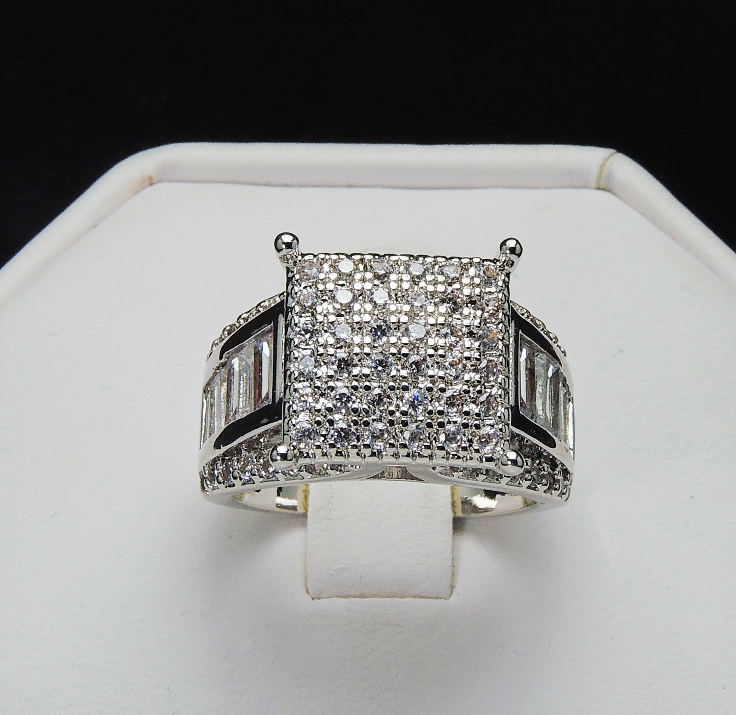 Baguette Engagement Ring for Women by Ginger Lyne Collection