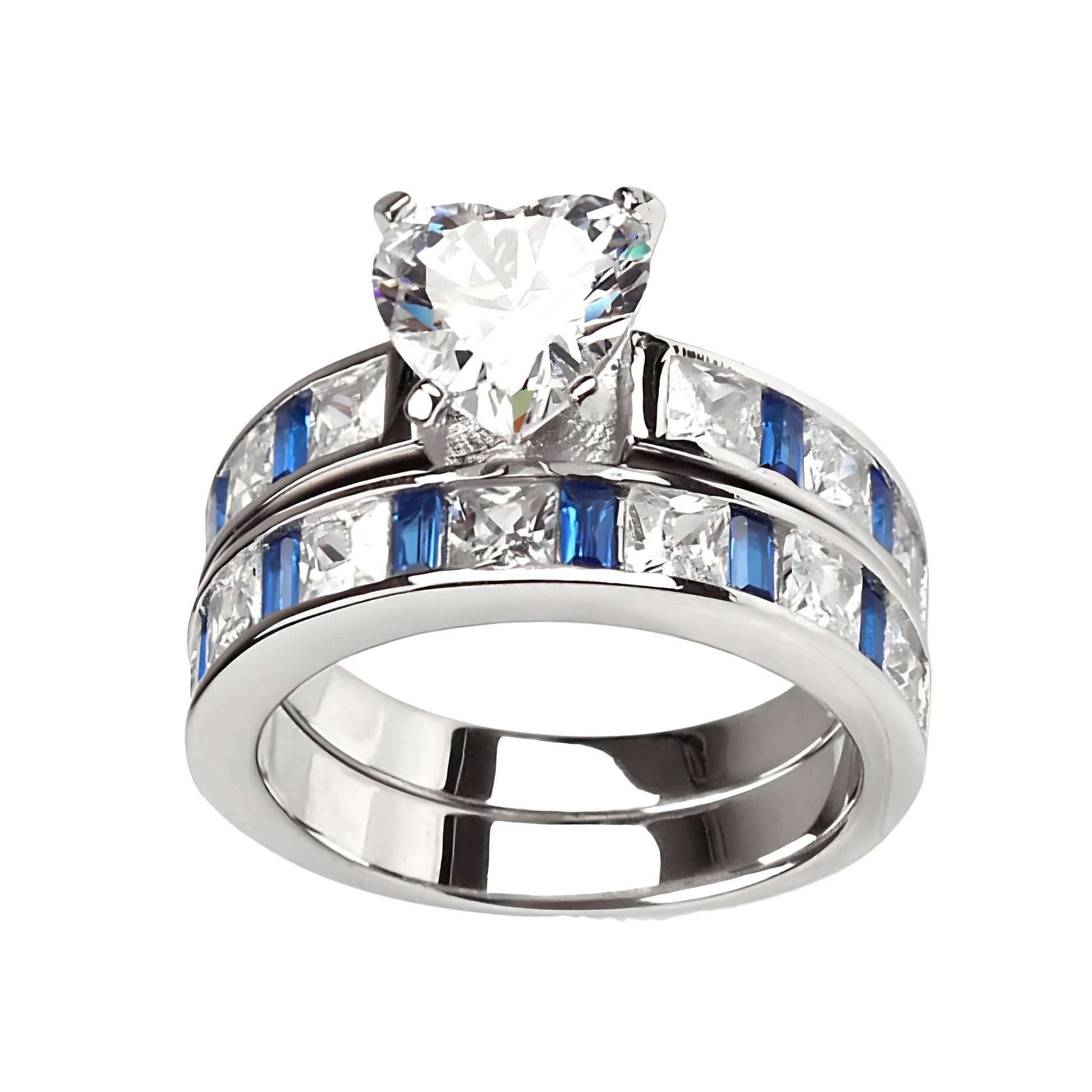 KaeliWeddingRingSetforWomenEngagementMatchingBandCZBlueGingerLyneCollection_Silver-1