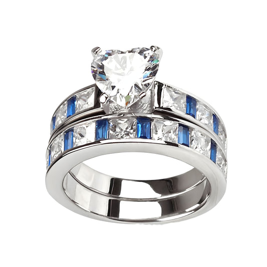 KaeliWeddingRingSetforWomenEngagementMatchingBandCZBlueGingerLyneCollection_Silver-1