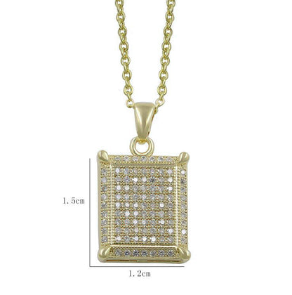 AngelicaNecklaceWomensGoldPlateCubicZirconiaPendantGingerLyneCollection_Gold-2