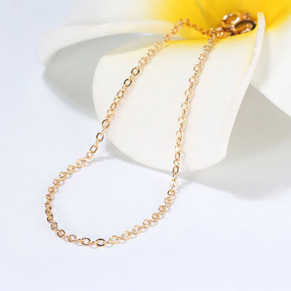 Initial Heart Charms Gold Plated  Sterling Silver Womens Ginger Lyne Collection - 18"Gold Chain