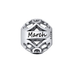 Load image into Gallery viewer, Birthstone Charms for Bracelet Sterling Silver CZ Womens Ginger Lyne Collection - April
