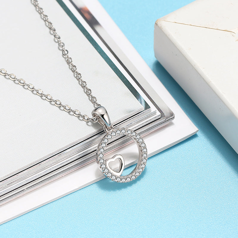 CircleHeartPendantNecklaceforWomenSterlingSilverCzGingerLyneCollection_Silver-4