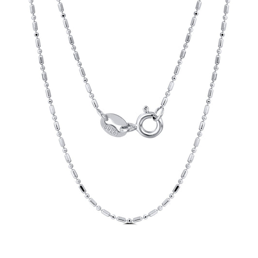 DripNecklaceChainforMenorWomenSterlingSilver18"GingerLyneCollection_Silver-1