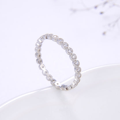 EternityWeddingBandRingforWomenClearCzSterlingSilverGingerLyneCollectionSize7_Clear-3