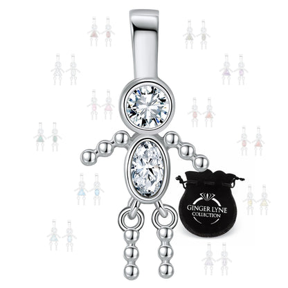 BirthstoneFamilyPendantforMombyGingerLyneStainlessSteelCubicZirconiaCharmsForGrandmaNecklace_Male-April-Silver-1