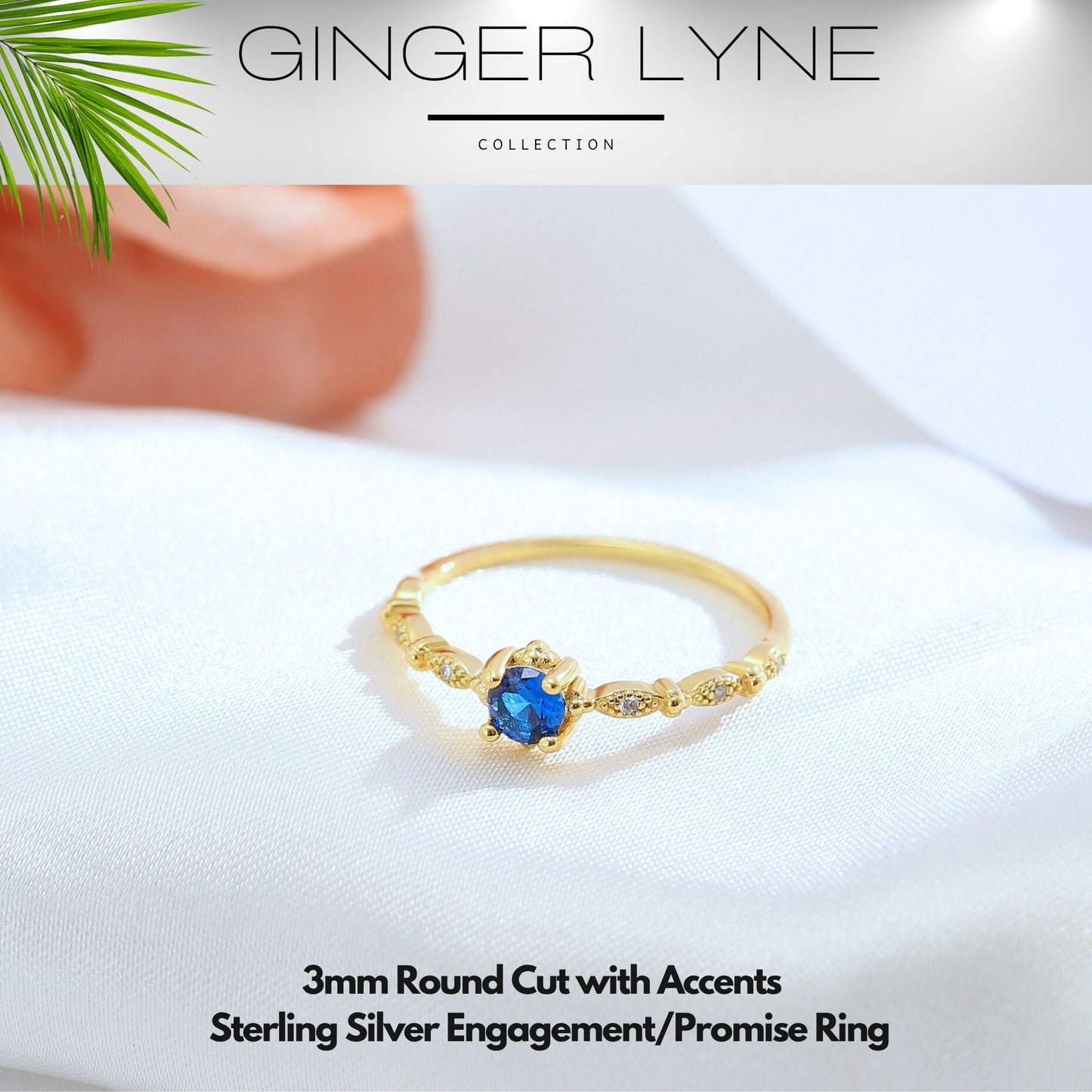 ThaliaBirthstoneEngagementRingSterlingSilverCzWomenGingerLyneCollection_Blue-Gold-2