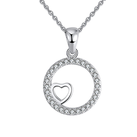 CircleHeartPendantNecklaceforWomenSterlingSilverCzGingerLyneCollection_Silver-1